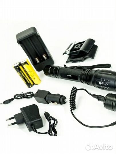 Фонарь охотничий подствольный на ружье HQ709P50