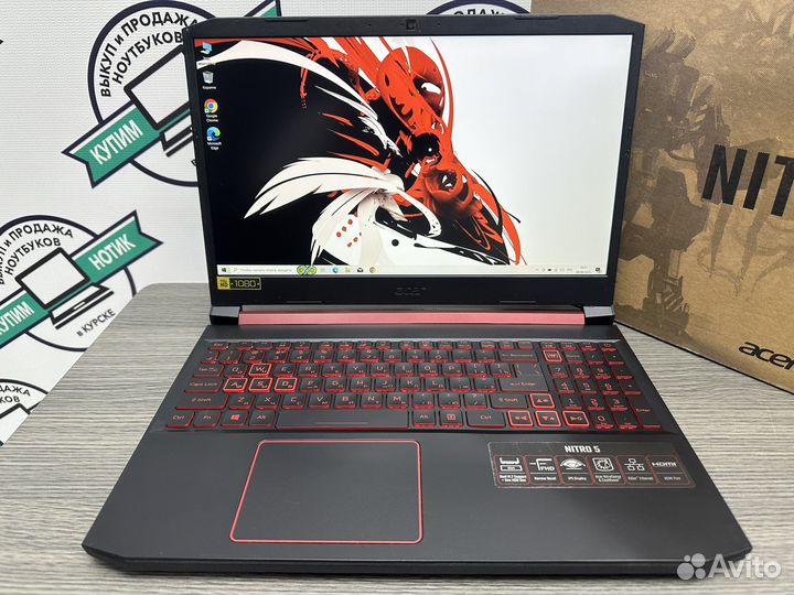 Игровой acer 12 ядер core i7-9750 8Gb RTX2060 SSD