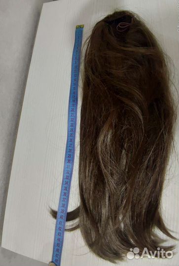 Шиньон хвост волосы