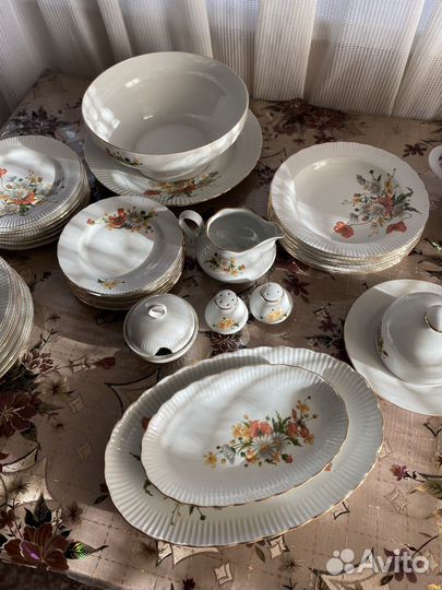 Столовый сервиз гдр jlmenau