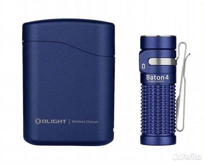 Фонарь Olight Baton 4 Regal Blue Premium Edition