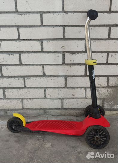 Самокат детский трехколесный декатлон