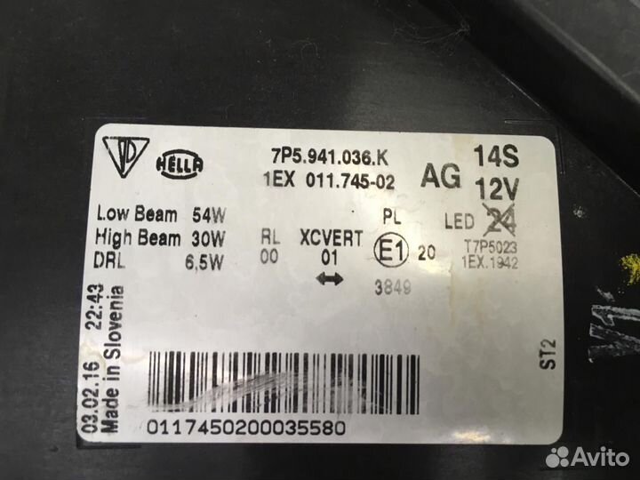 Фара Правая Porsche Cayenne 958 Рестайлинг