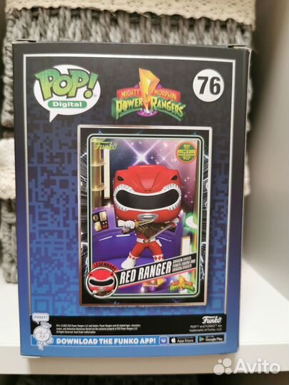 Funko pop NFT 76 Red Ranger 1875 pcs