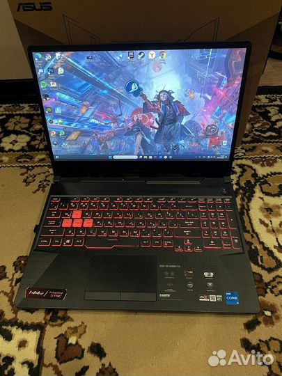 Игровой ноутбук asus tuf gaming f15