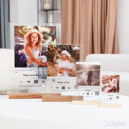 Трек пластинка с оживающим фото