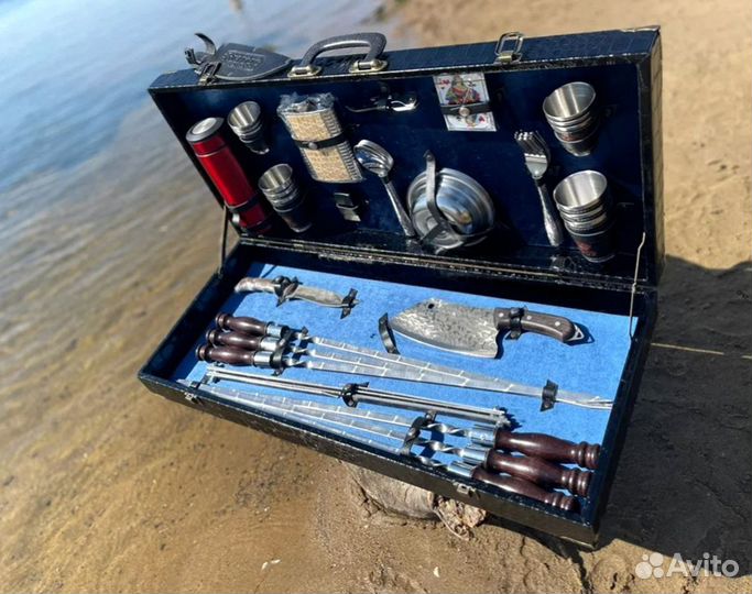 Шашлычный набор в кейсах/ чехлах