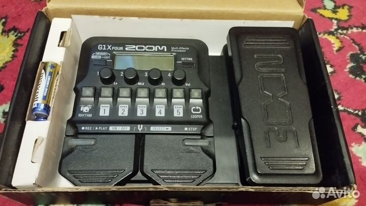Гитарный процессор zoom g 1x