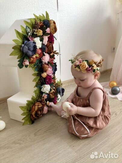 Цифра 1 на годик