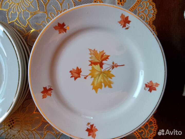 Тарелки винтаж, советский фарфор