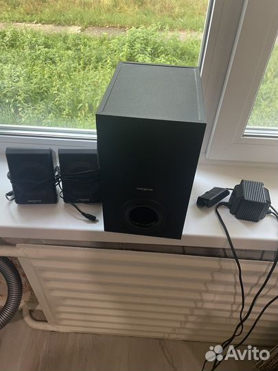 Колонки с сабфуфером creative