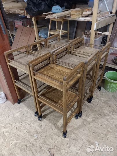 Тележка косметологическая, этажерка на колесах