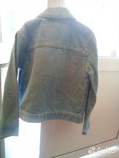 Пиджак для девочки джинсовый на пуговицах 8\10лет