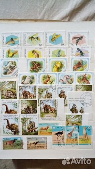 Марки СССР Фауна Флора 1982-84г