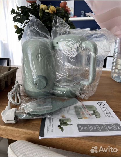 Пароварка блендер для детского питания happy baby