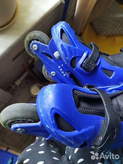 Ролики раздвижные Rea Action 33-36, защита