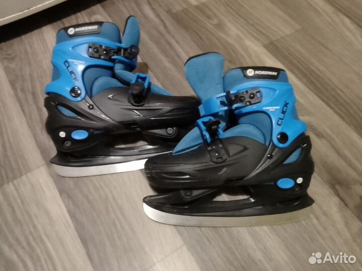 Коньки детские раздвижные 34 37 для мальчика