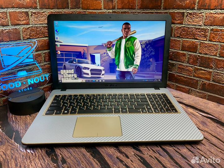 Игровой Asus 4 ядра GeForce 4GB 256SSD Full HD