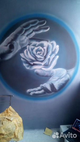 Граффити /Художественная роспись стен/аэрография