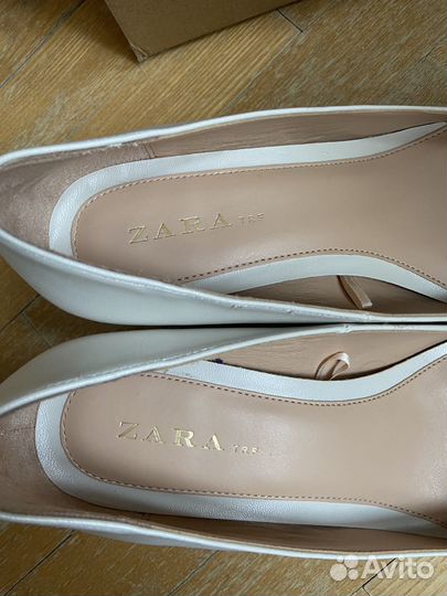 Туфли женские кожаные Zara 40р