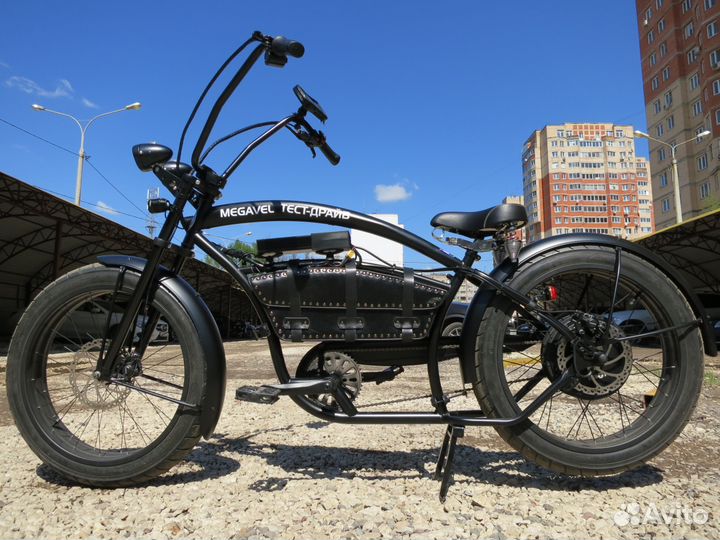 Велочоппер электрочоппер, кастом велосипед Megavel