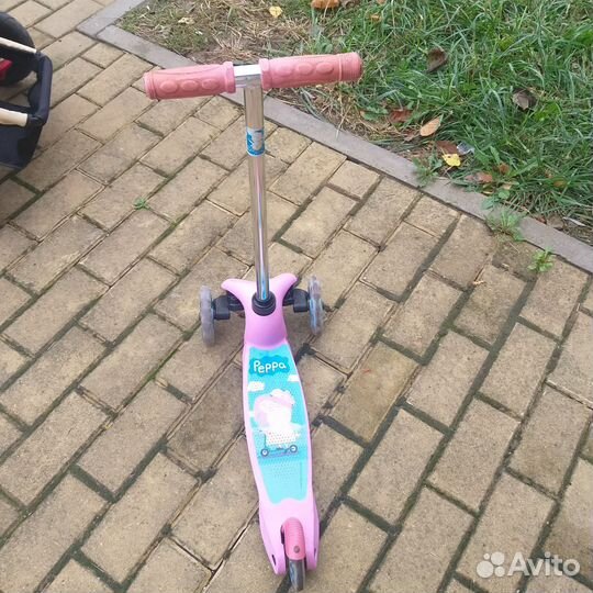 Самокат детский трехколесный бу