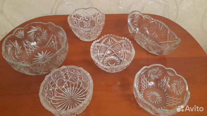 Ваза хрустальная