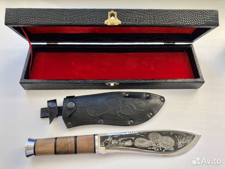 Нож охотничий новый,в футляре, Кизляр