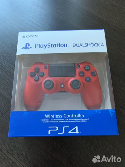 Джойстик PS4 Magma Red
