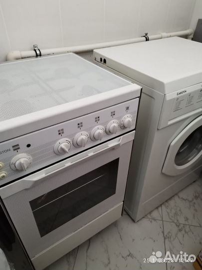 Газовая плита Аристон Италия бу