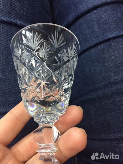 Стакан пр-ва Чехия. Фужеры на счастье. Bohemia