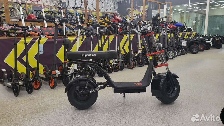 Электросамокат с сиденьем Kugoo C2 гарантия