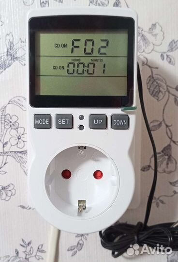 Терморегулятор+таймер 3,6 кВт