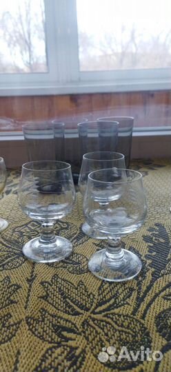 Рюмки цветное стекло СССР