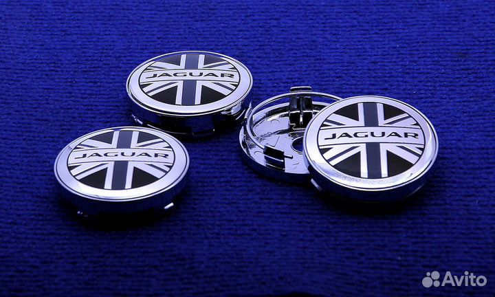 Комплект колпачков неоригинального диска Jaguar