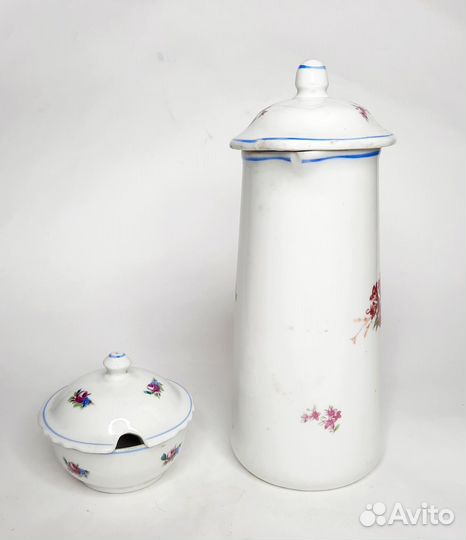 Кувшин и горчичница Дулево 1957г, 1958г