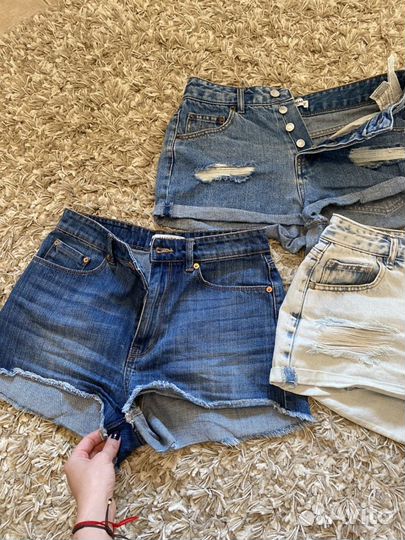 Шорты джинсовые