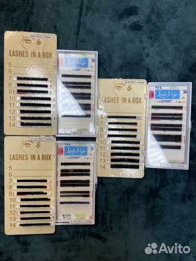 Ресницы для наращивания от Невмиенко и лэш го