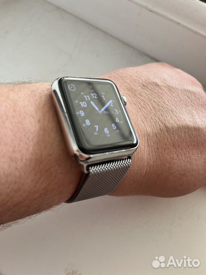 Apple watch stainless steel