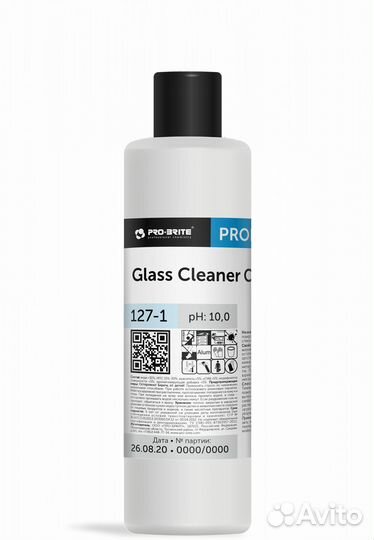 Моющий концентрат для стёкол и зеркал glass cleane