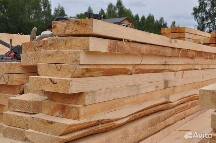 Доска обрезная, камерной сушки 25*100*6000