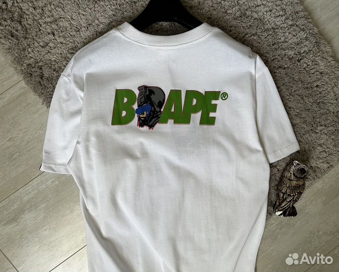 Футболки Bape белые