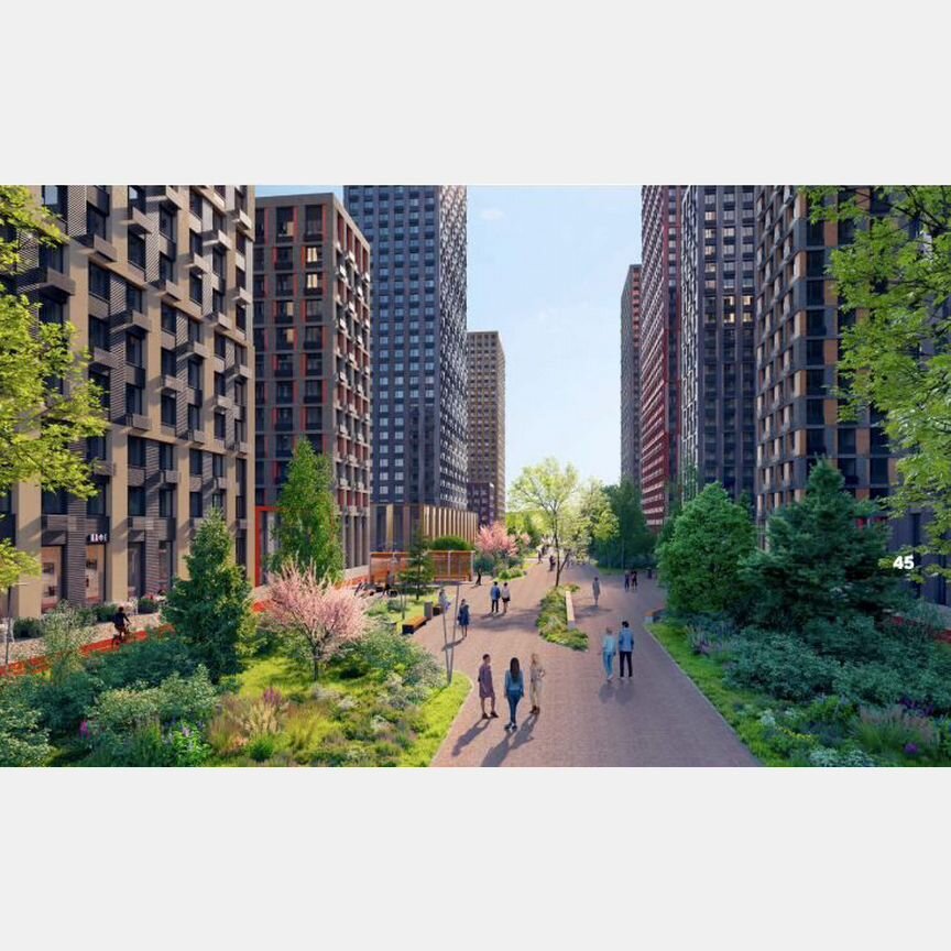 Квартира-студия, 25,4 м², 16/52 эт.