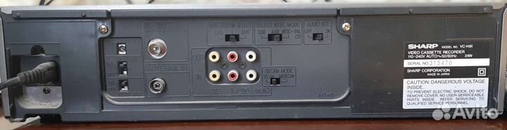 Видеомагнитофон шарп