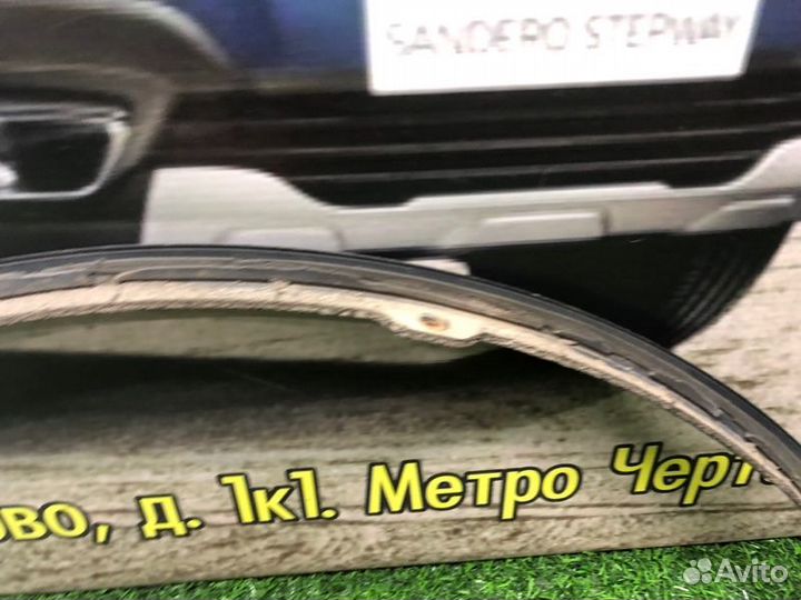 Молдинг на крыло передний левый Renault Sandero 1