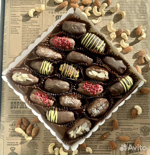 Королевские финики в шоколаде