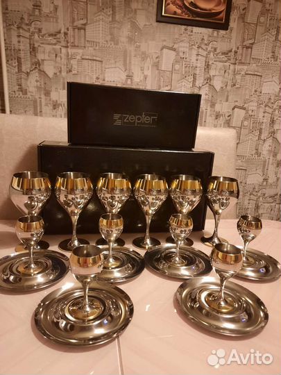 Набор посуды zepter Принц с золотым декором