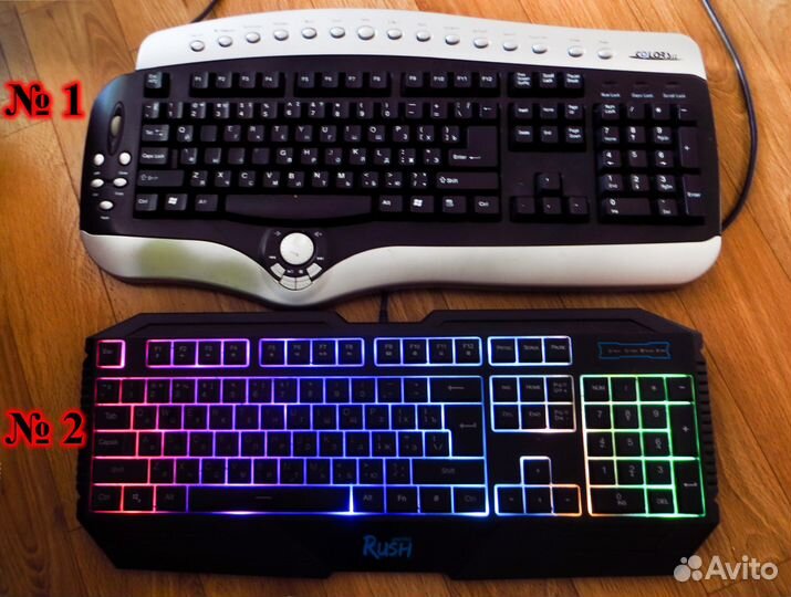 Клавиатуры USB, PS/2 игровые для ноутбук компьютер