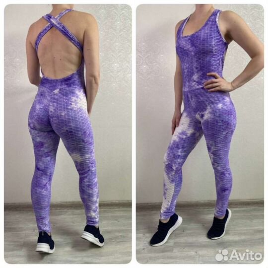 Комбинезон спортивный для фитнеса