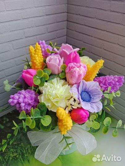 Мыло ручной работы букеты